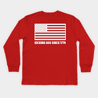 American Flag Kids Long Sleeve T-Shirt